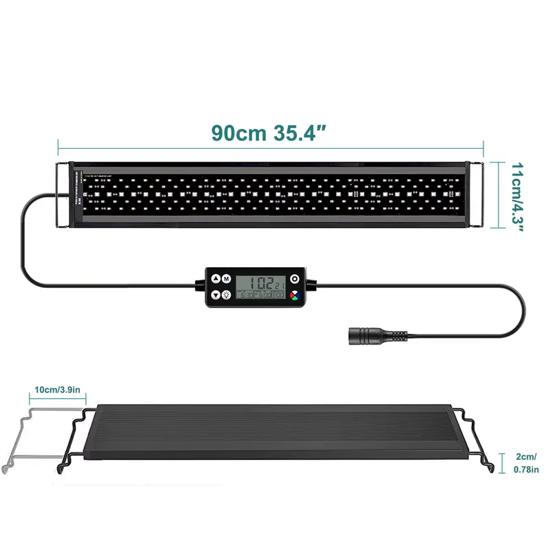 Aquarium Planted Tank Light - 시로카 SRK-YFT 90cm 풀 스펙트럼 LED