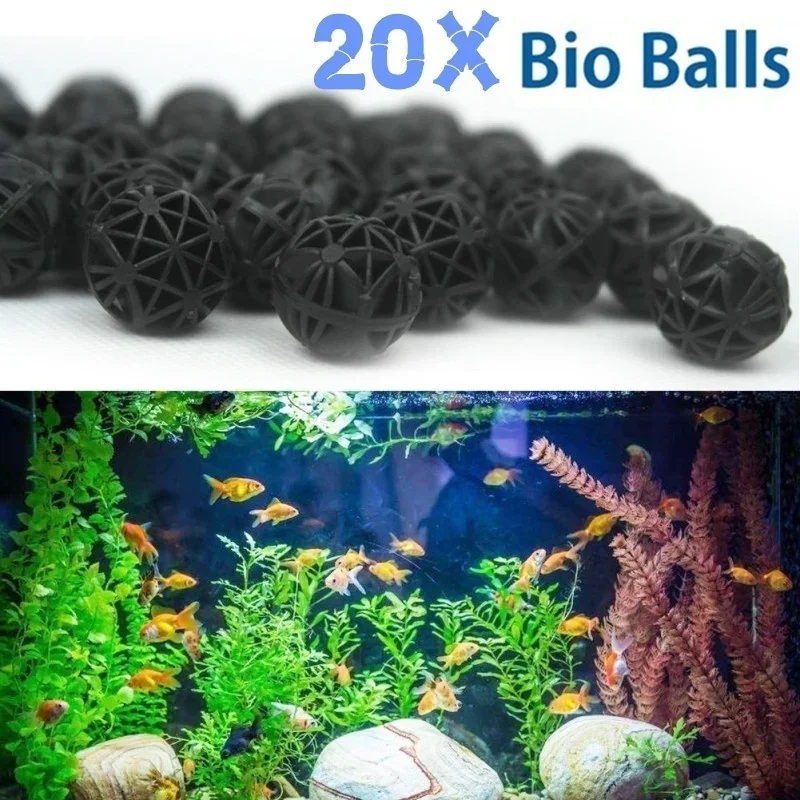 Planted Aquarium Fertilizer - 20Pcs 16mm 수족관 바이오 볼 필터