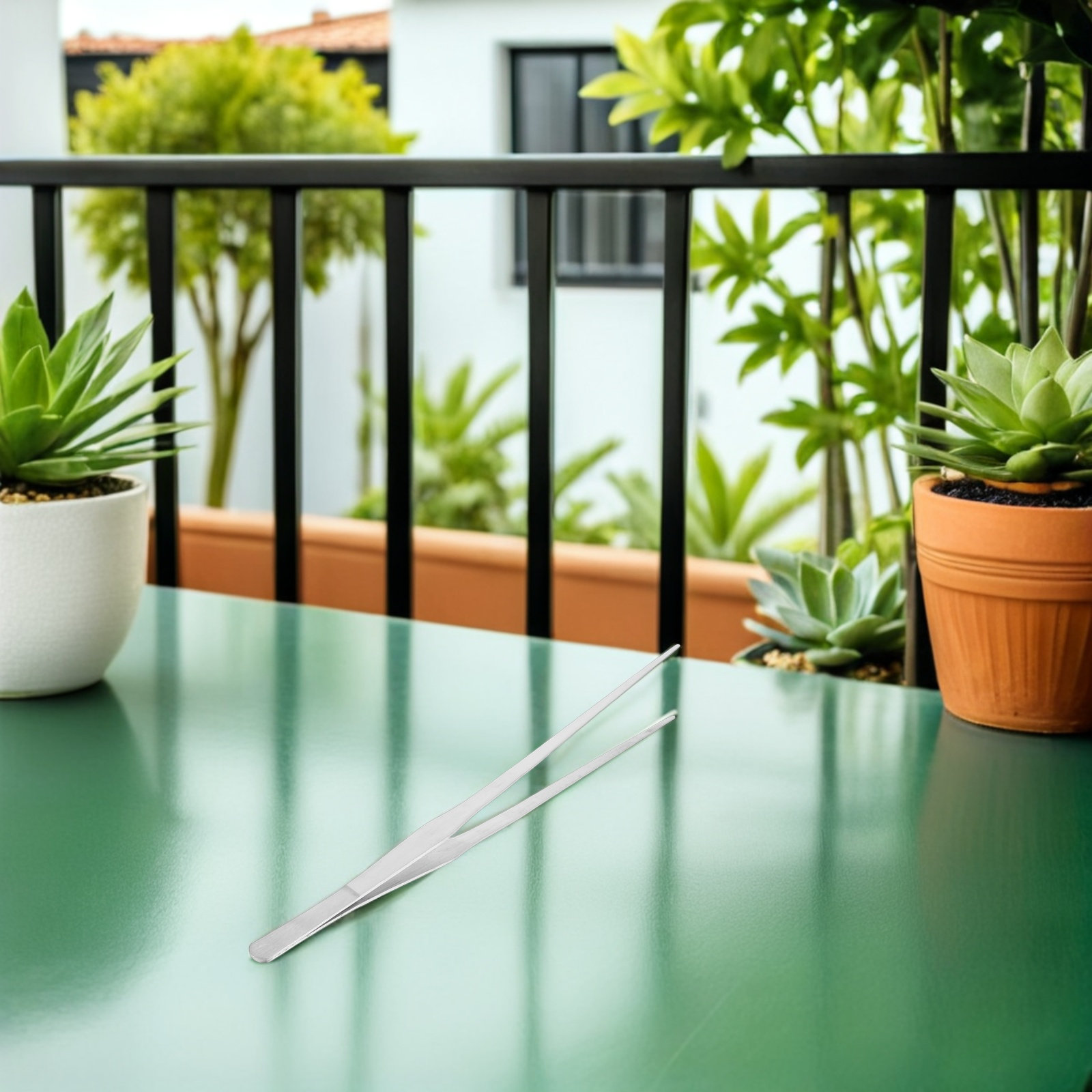 Planted Aquarium Tool Kit - 3개 스테인리스 스틸 수족관 핀셋, 파충류