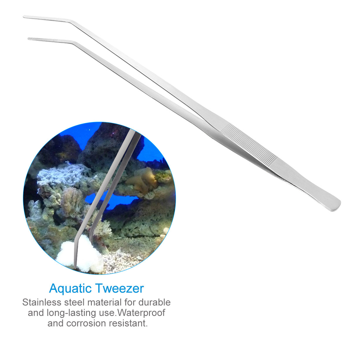 2개입 48cm 스테인리스 스틸 수생 식물 핀셋 직선  - Planted Aquarium Tips 리뷰 및 가격
