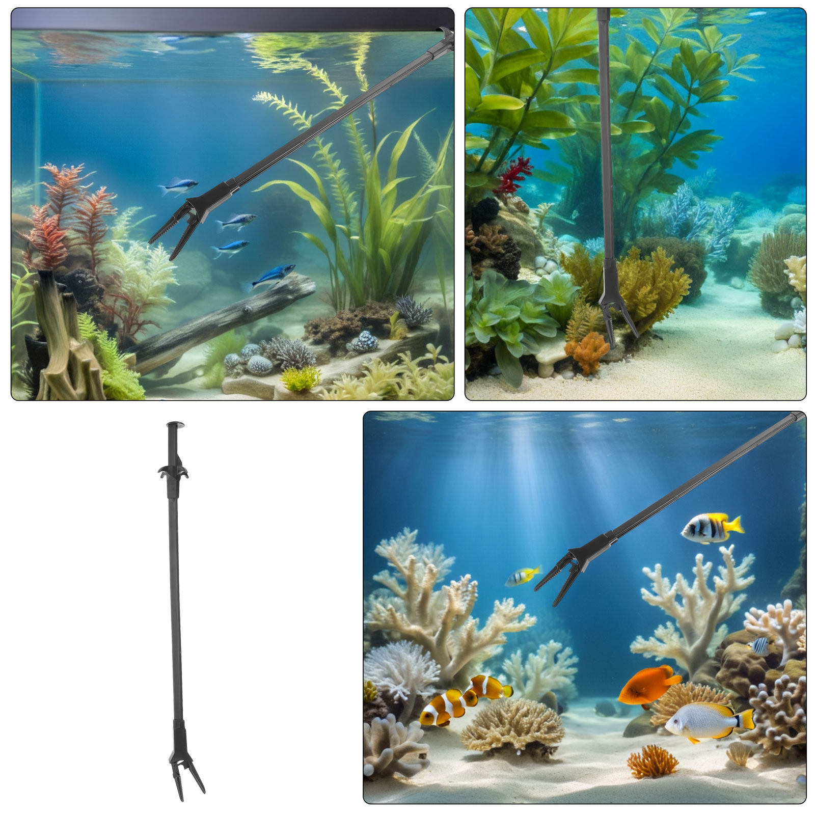 3개입 롱 리치 수족관 핀셋 19.7인치 플라스틱 어항 - Planted Aquarium Tips 리뷰 및 가격