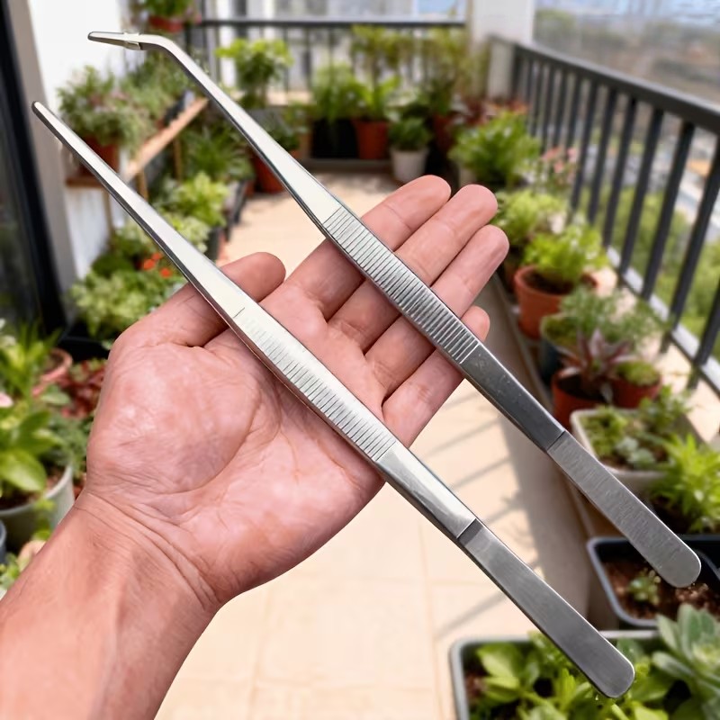 20cm 스테인리스강 핀셋 세트 2개 – 직선형 및 곡 - Planted Aquarium Tips 리뷰 및 가격