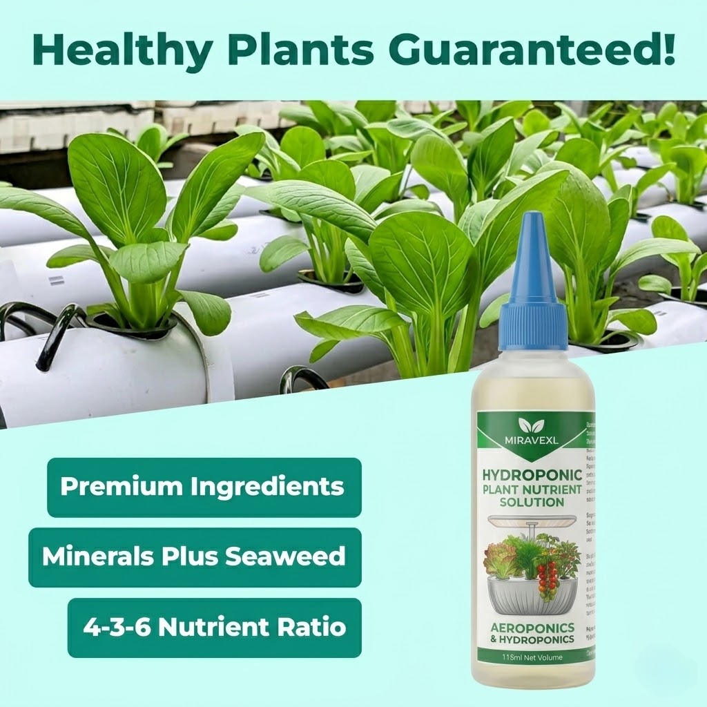 MIRAVEXL 115ml 수경재배 액체 식물 영양소  - Liquid Fertilizer All In 리뷰 및 가격