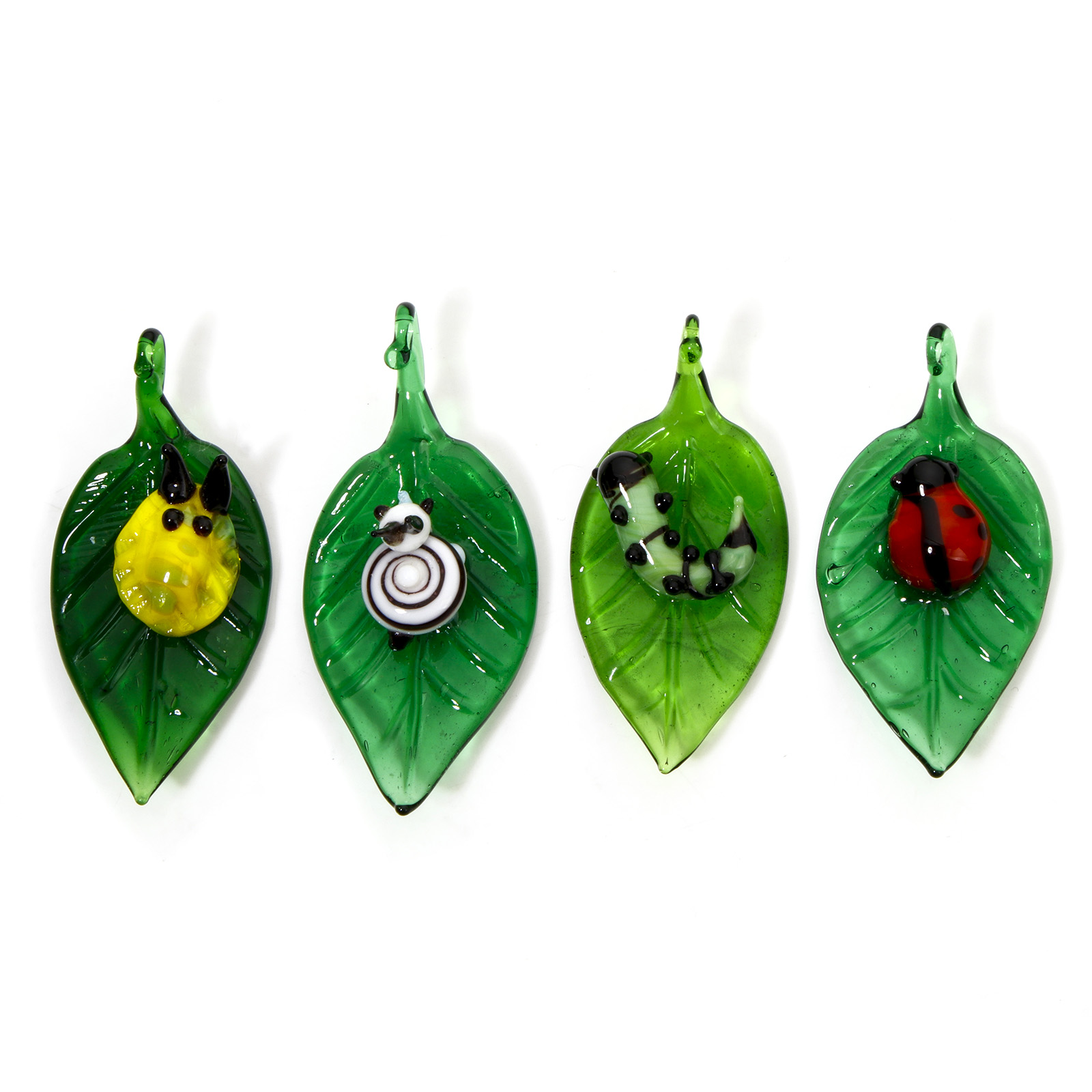 1 조각 3D Lampwork 유리 곤충 펜던트 녹색  - Planted Aquarium Making 리뷰 및 가격