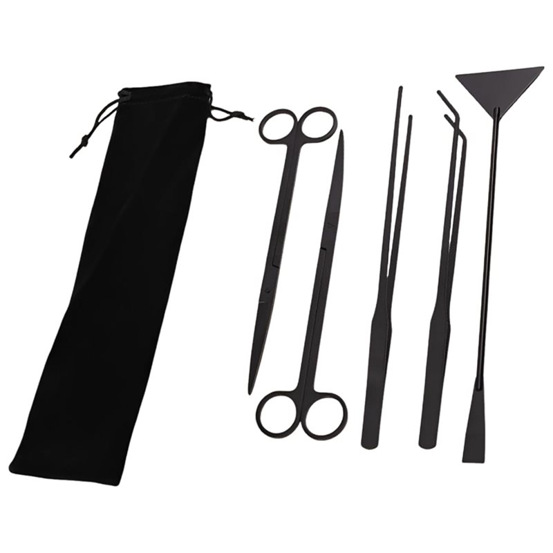 IALJ-롱 블랙 스테인리스 스틸 수초 관리 도구 세트 - Planted Aquarium Tool Kit 리뷰 및 가격