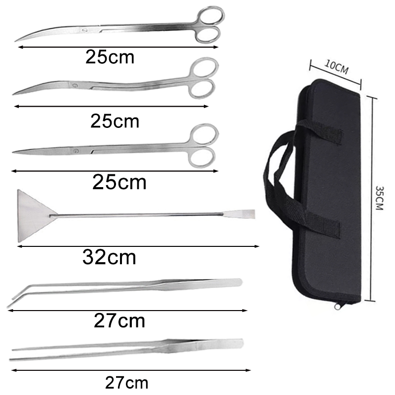 수족관 청소 도구 세트 웨이브 가위 핀셋 수생 식물 다 - Planted Aquarium Tool Kit 리뷰 및 가격