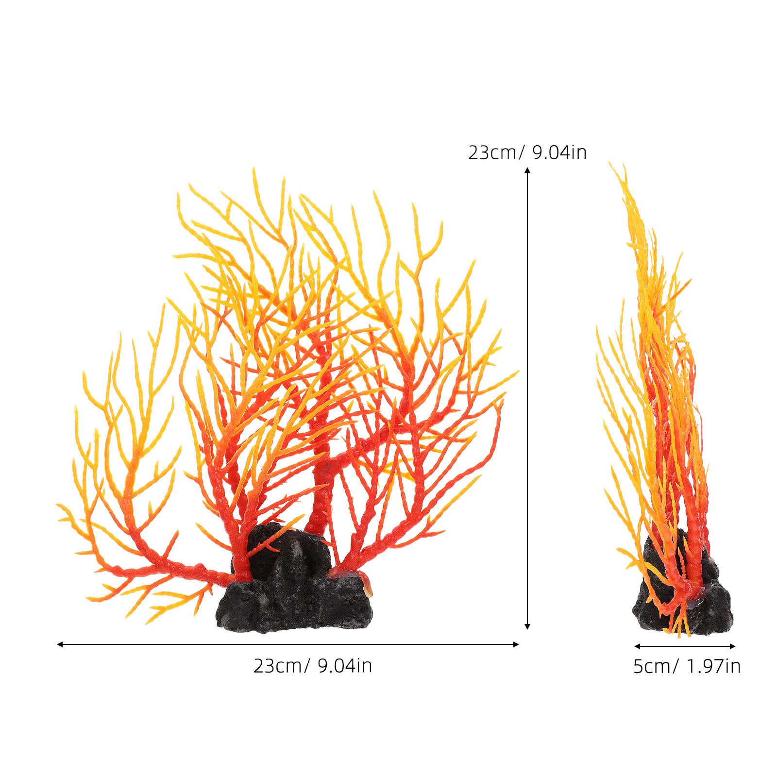 현실적인 인공 수족관 식물 장식 안전하고 무독성 수지  - Non Planted Aquarium Fish 리뷰 및 가격