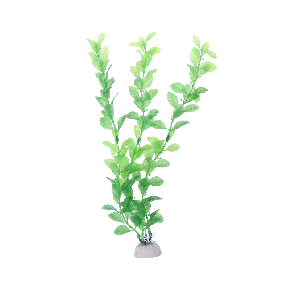 3개입 어항 인조 녹색 플라스틱 식물 장식 세라믹 베이 - Non Planted Aquarium Fish 리뷰 및 가격